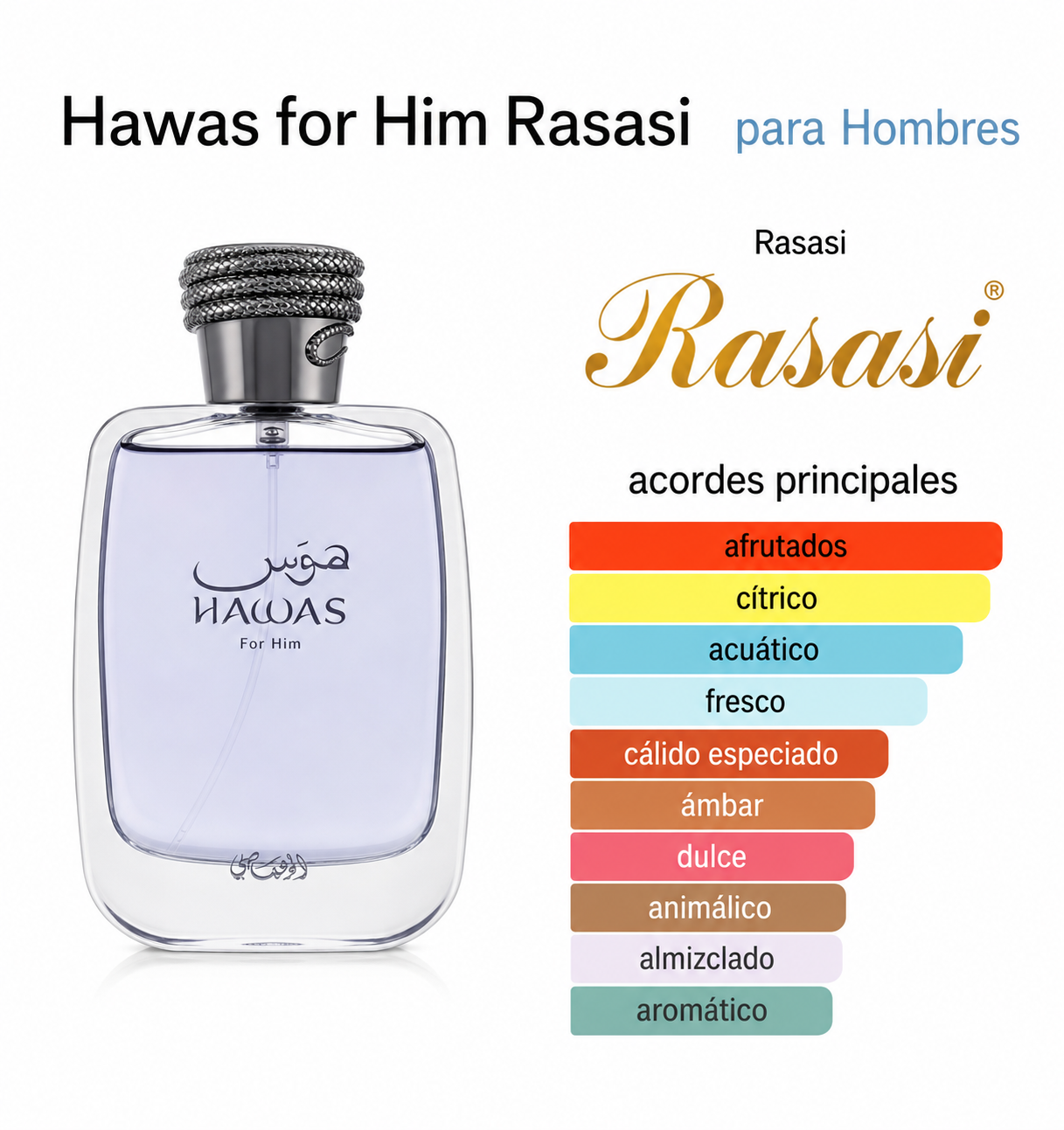 Rasasi Hawas For Him EDP 100 ml