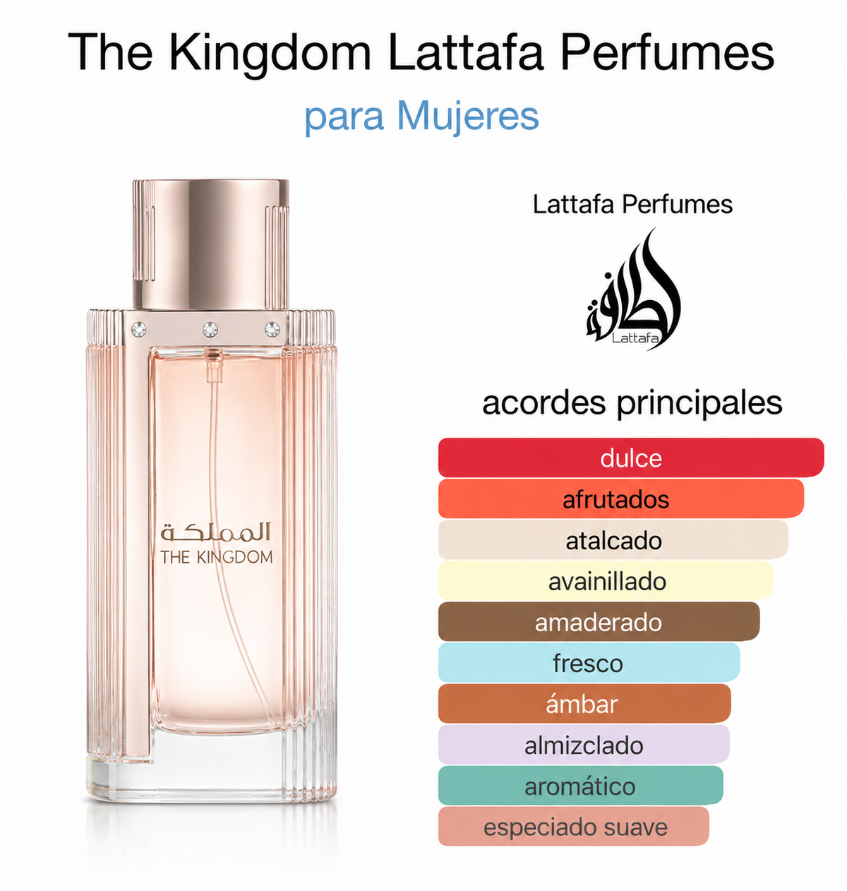 Lattafa The Kingdom EDP 100 ml Mujer