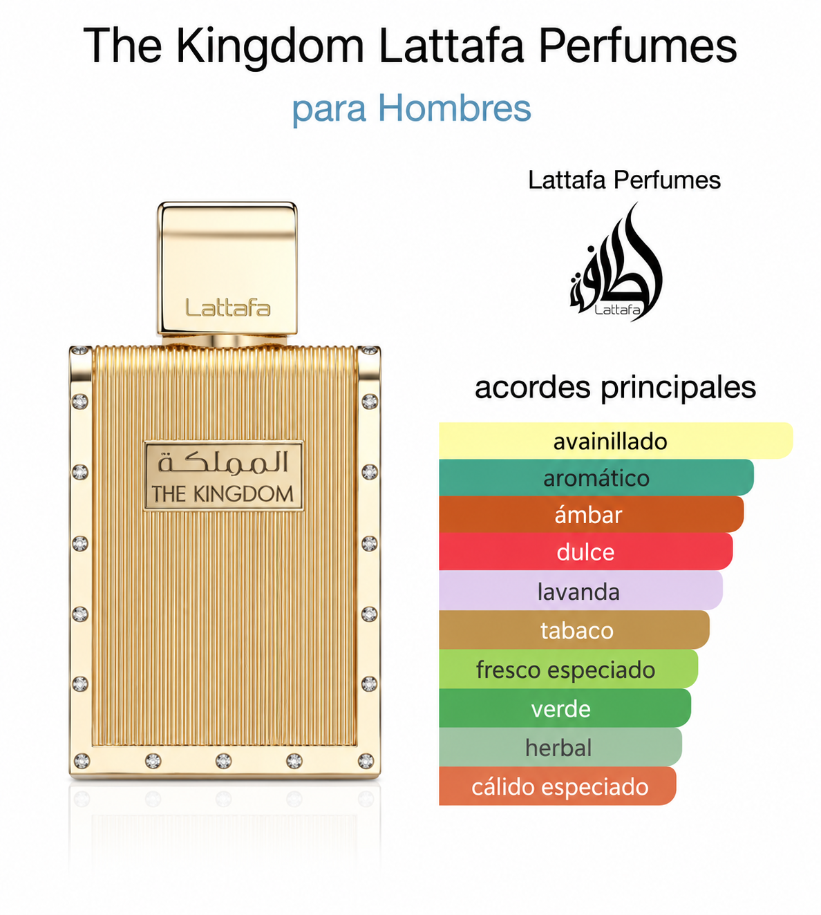 Lattafa The Kingdom EDP 100 ml Hombre