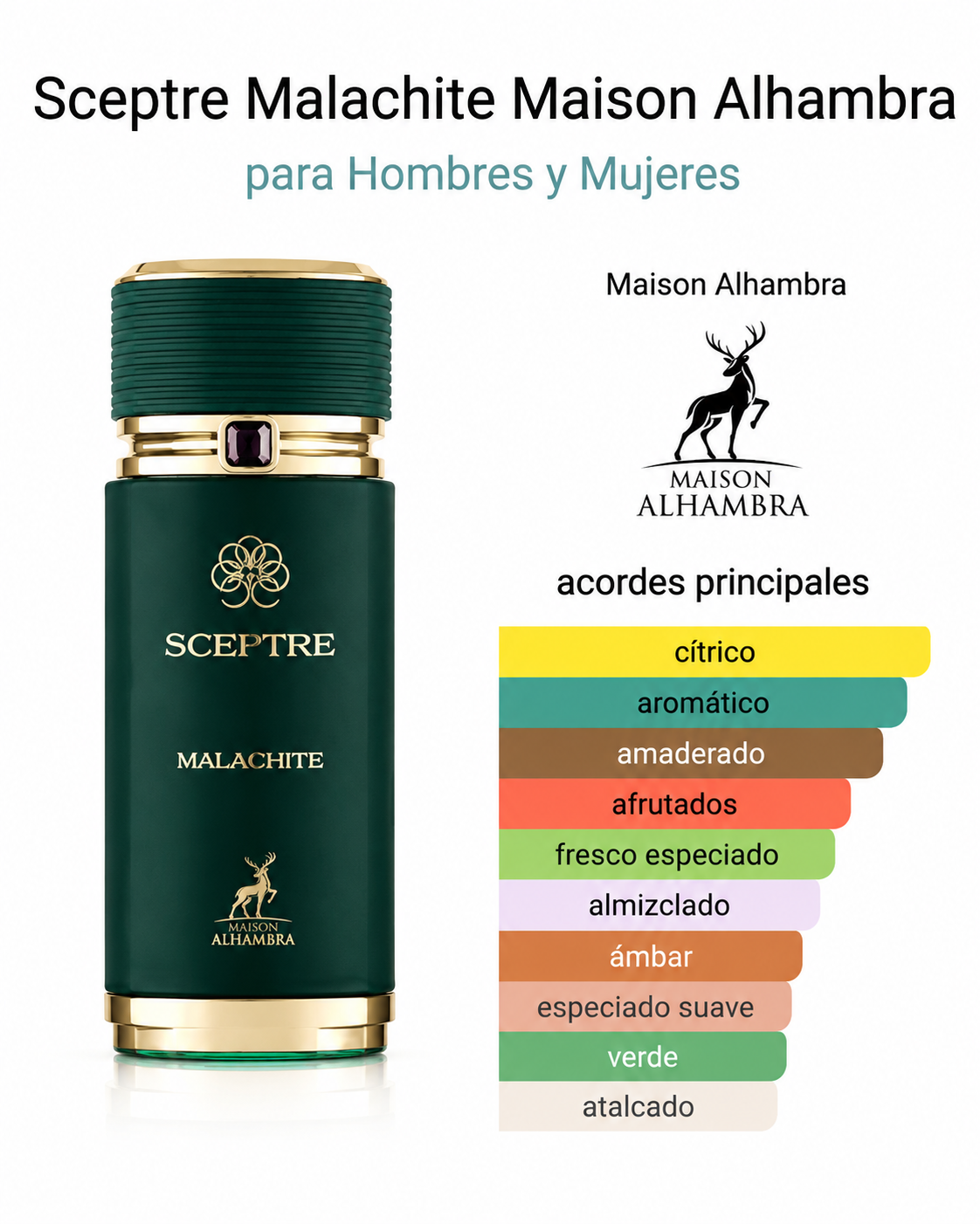 Maison Alhambra Sceptre Malachite EDP 100 ml