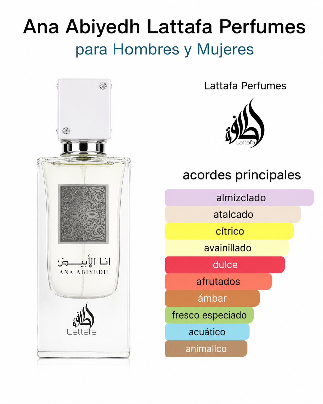 Lattafa Ana Abiyedh EDP 60 ml